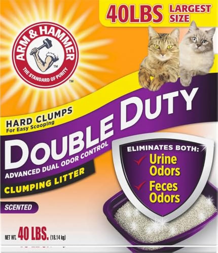 Amazon | ダブルデューティー 猫砂 18kg | Arm & Hammer | 猫砂 通販